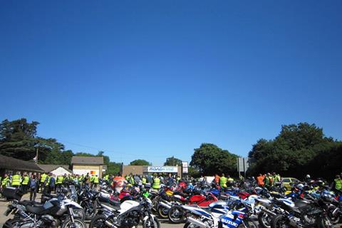 Military charity ride-out