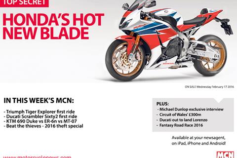 New MCN February 17: Honda's new Fireblade