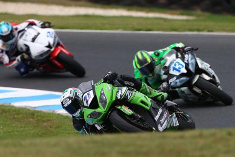 Kawasaki rookie Krummenacher wins PI