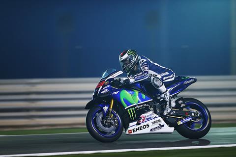 Lorenzo clears off on opening day at Losail