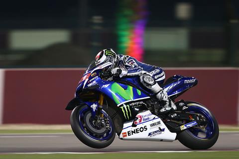 Lorenzo under lap record to maintain Qatar domination