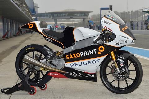 McPhee reveals 2016 Moto3 Peugeot