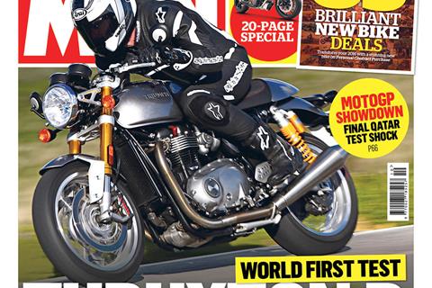 New MCN March 09: Triumph Thruxton R first test