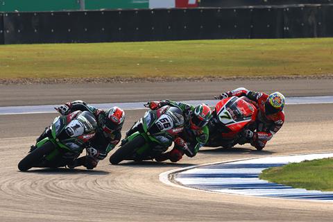 Sykes, Rea and Davies 1-2-3 in hectic second race