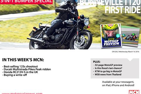 New MCN March 16: 3-in-1 bumper special