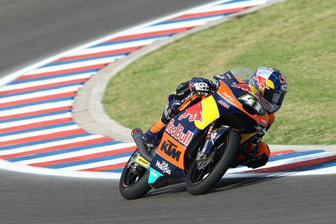 Binder dominates for debut Moto3 pole