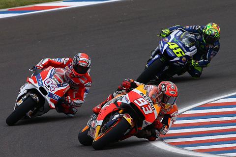 Marquez wins crazy race in Argentina