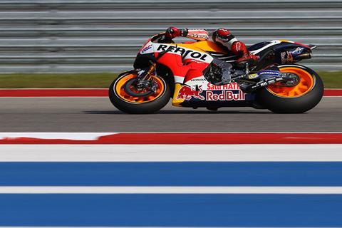 Marquez dominates on opening day in Texas