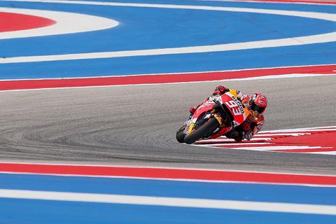 Marquez continues to control for pole