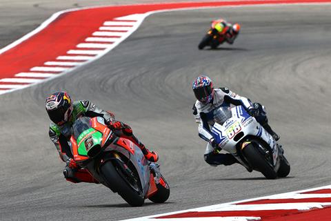 More progress for Aprilia in Austin