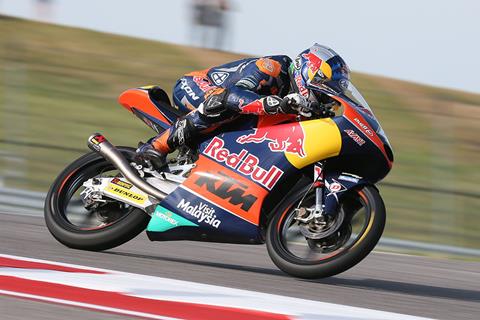 Binder tops opening day in Jerez