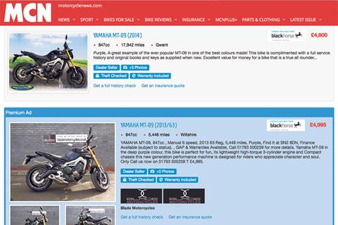 Mcn used store bikes for sale