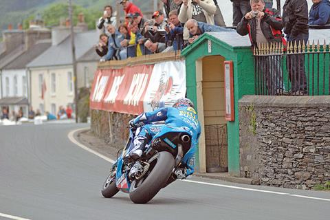 When the Suzuki MotoGP bike hit 201mph at the TT