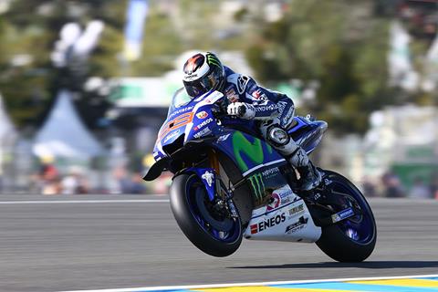 Lorenzo dominates opening day in Le Mans