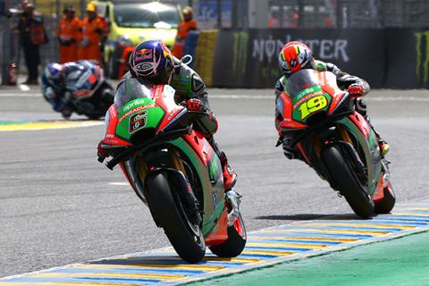 Another strong result on difficult weekend for Aprilia