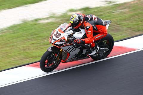 Savadori quickest at thundery Sepang