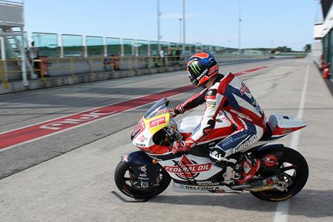 Misano test for Lowes slowed by crash