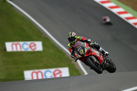 Byrne tops close pack at Brands Hatch