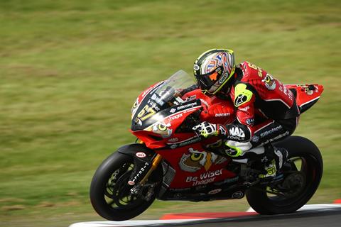 Byrne happy with Panigale progress on opening day at Brands