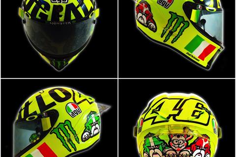 Rossi unveils Mugello special helmet