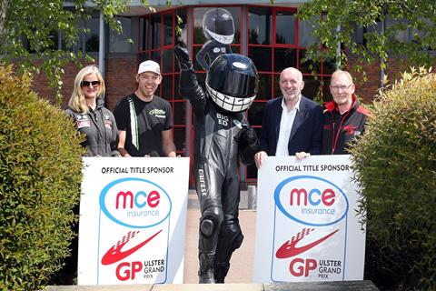 MCE Insurance become title sponsor of Ulster Grand Prix