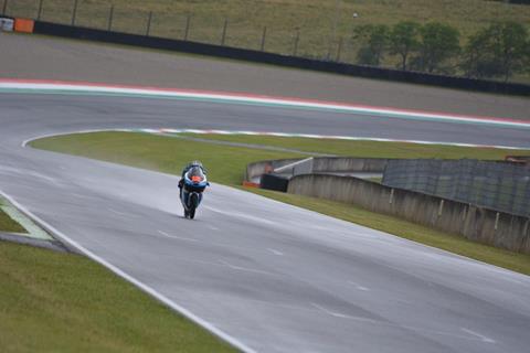 Mugello test hit by heavy rain