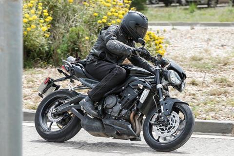 Triumph Street Triple 765 finally spied