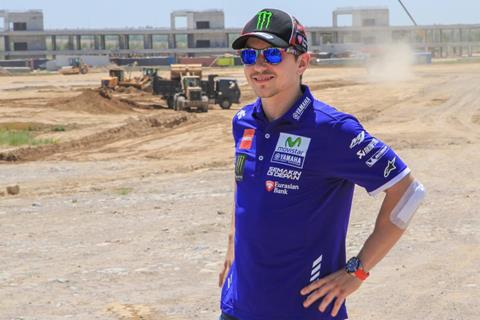 MotoGP: Lorenzo visits new race circuit in Kazakhstan