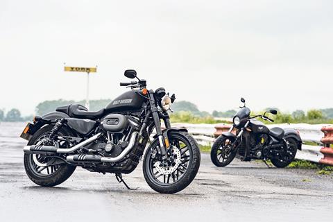 Flicking the Vs: Harley Roadster v Victory's Octane