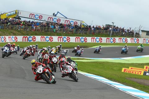 BSB: Haslam holds off Linfoot for race one win