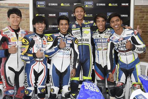 MotoGP: Rossi takes to the track with Asian talent