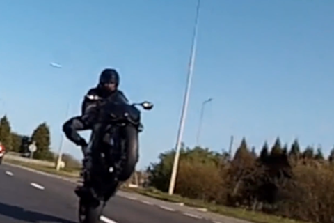 Video: Bikers banned for popping wheelies and speeding at 140mph