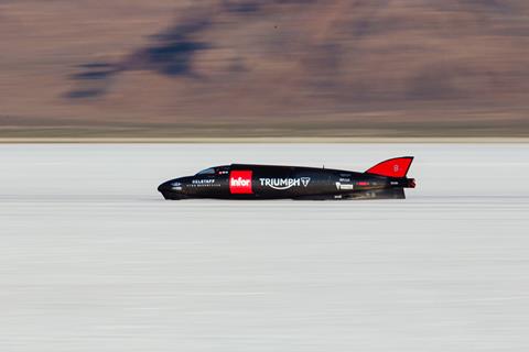 Guy Martin sets new Triumph speed record