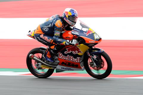 Moto3: Binder dominates opening day in Austria