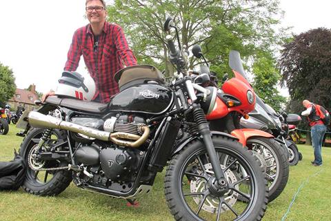 MCN Fleet: Street Twin trip out to Brackley Festival