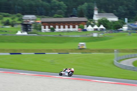 Moto2: Austrian test hit by thunderstorms