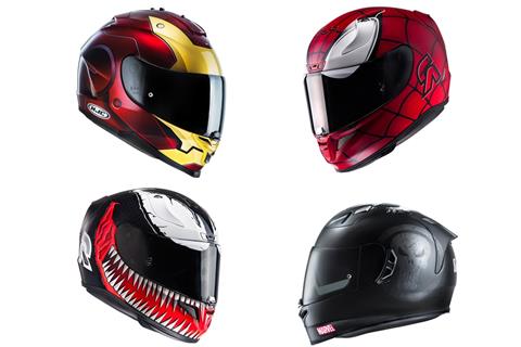 Marvel at HJC’s new range of superhero lids