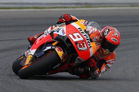 MotoGP: Video: Wonder save for Marquez at Brno