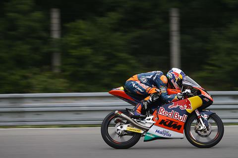 Moto3: Binder starts weekend on top