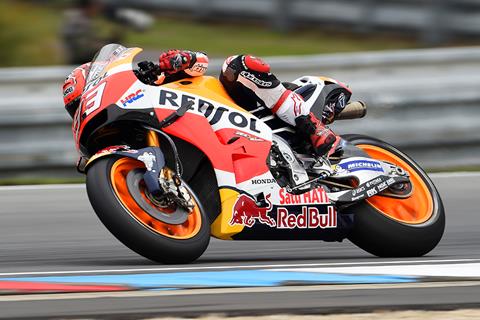 MotoGP: Marquez races to pole position