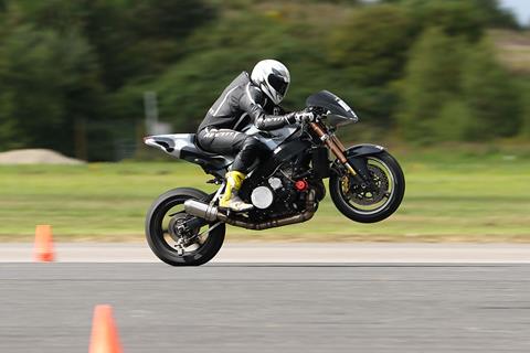 213.3mph wheelie sensation