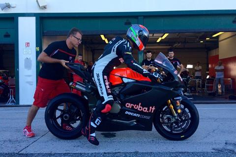 WSB: Melandri makes Ducati debut at Misano test