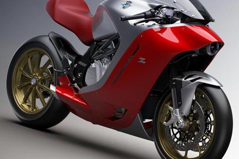 MV Agusta F4Z custom superbike revealed