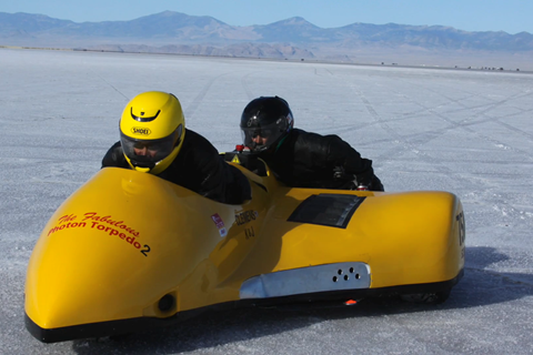 Engineer aims to set sidecar speed record