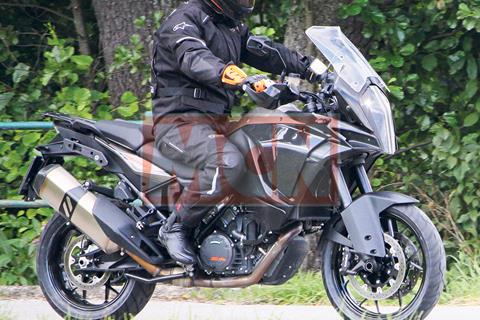 New KTM Adventure spied