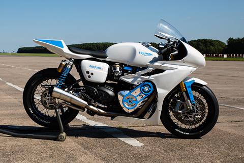 Triumph build supercharged T120s for Glemseck 101