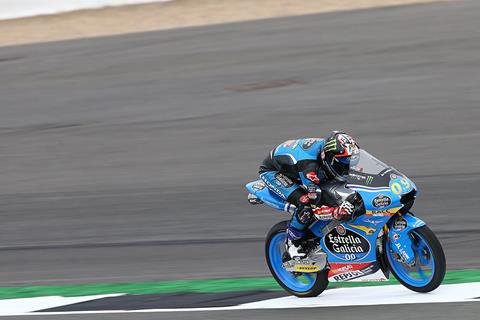 Moto3: 2015 pole man Navarro tops opening day at Silverstone