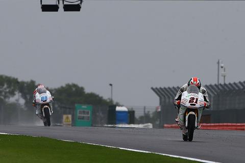 Moto3: Bagnaia claims Moto3 pole as rain falls at Silverstone