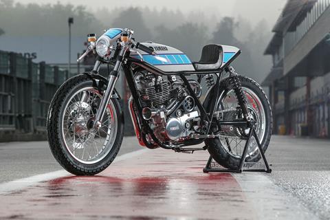 Yamaha team up with Krugger Motorcycles for MotoGP inspired Yard Built Supercharged SR400