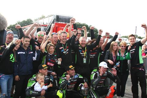 BSB: History made with JG Speedfit Kawasaki 1-2-3 at Oulton